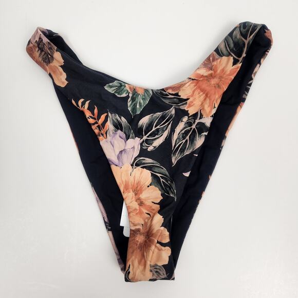 L*Space Cabana Bitsy Bikini Bottom in Forget Me Not Floral Size XS NWT - Picture 2 of 5